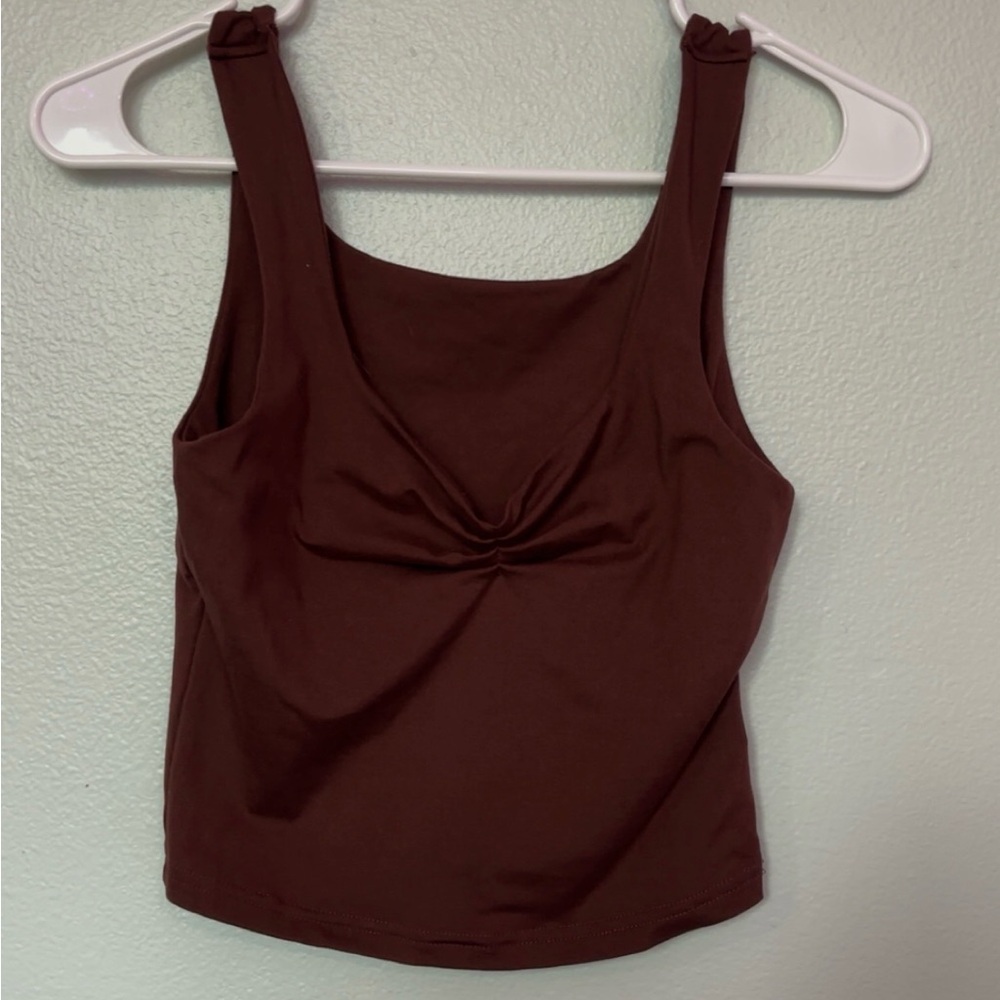 SHEIN Chocolate Brown Tank Top